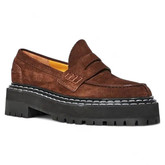 Proenza Schouler Women's Lug Sole Platform Loafers - Size 8 - Picture 1 of 5